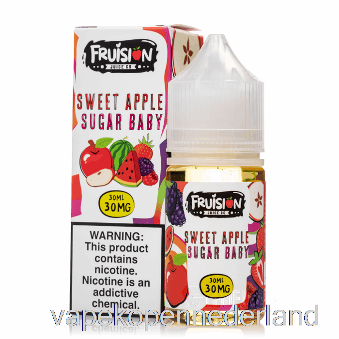 Elektronische Sigaret Vape Zoete Appelsuiker Baby - Frruisionzouten - 30 Ml 50 Mg
